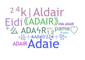 暱稱 - Adair