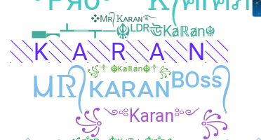 暱稱 - Karan
