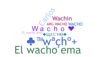 暱稱 - Wacho