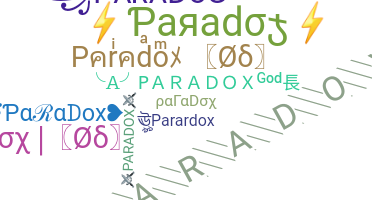 暱稱 - Paradox