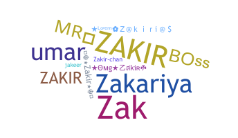 暱稱 - Zakir