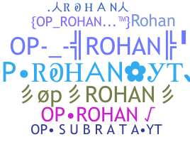 暱稱 - OPRohan