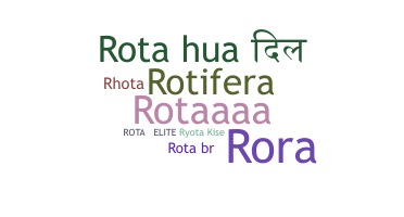 暱稱 - Rota