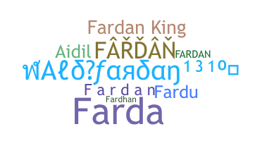 暱稱 - Fardan