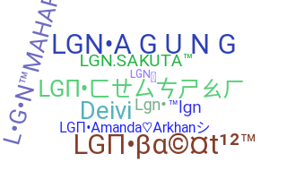 暱稱 - Lgn