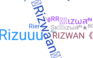暱稱 - Rizwan