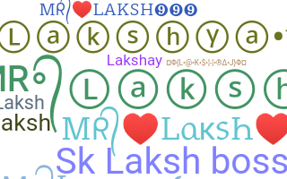 暱稱 - Laksh