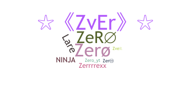 暱稱 - Zer