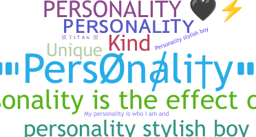 暱稱 - Personality