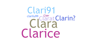 暱稱 - Clari