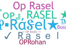 暱稱 - Oprasel