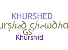 暱稱 - Khurshed