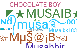 暱稱 - musaib