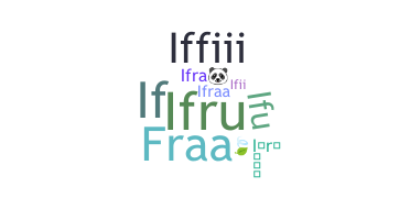 暱稱 - Ifra