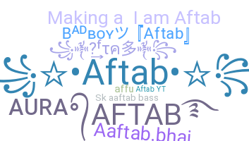 暱稱 - Aftab
