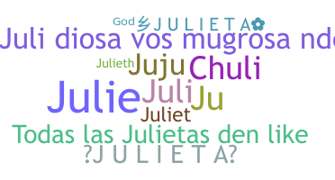 暱稱 - Julieta