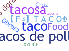 暱稱 - Tacos