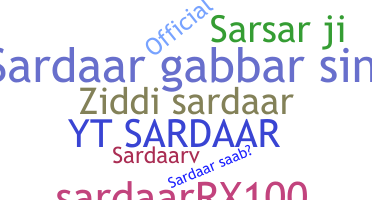 暱稱 - sardaar