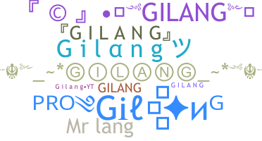 暱稱 - Gilang