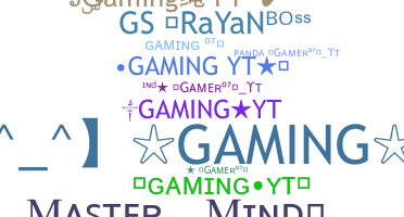 暱稱 - GamingYT
