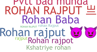 暱稱 - RohanRajput