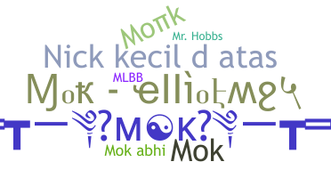 暱稱 - mok