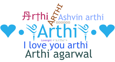 暱稱 - Arthi