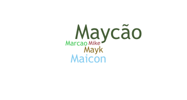 暱稱 - Maycon