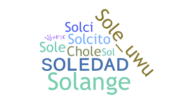 暱稱 - Soledad