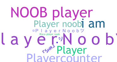 暱稱 - PlayerNoob