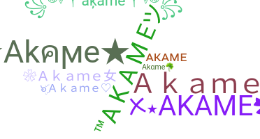 暱稱 - Akame