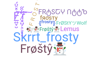暱稱 - Frosty