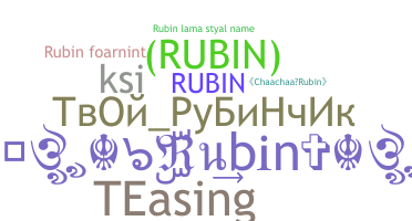 暱稱 - Rubin