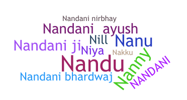 暱稱 - Nandani
