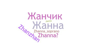 暱稱 - Zhanna