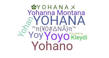 暱稱 - Yohana
