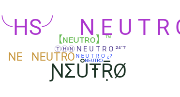 暱稱 - neutro