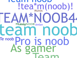 暱稱 - TeamNoob