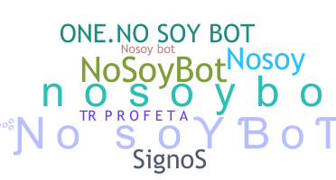暱稱 - Nosoybot