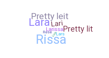 暱稱 - Larisa