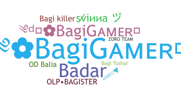 暱稱 - Bagi