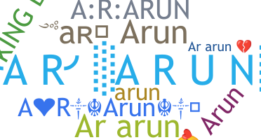 暱稱 - ararun