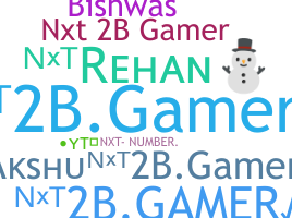 暱稱 - Nxt2bgamer