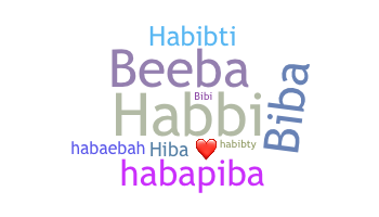 暱稱 - Habiba