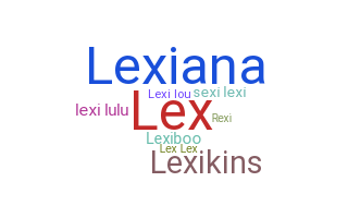 暱稱 - lexi