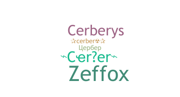 暱稱 - Cerber