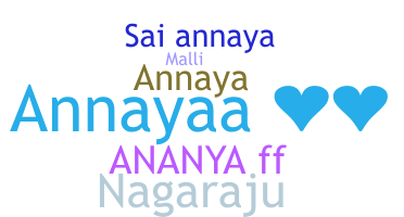 暱稱 - Annayaa