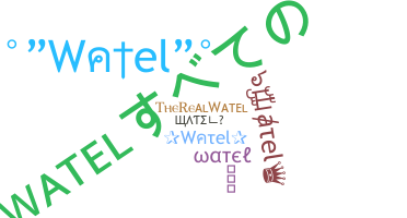 暱稱 - watel