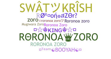 暱稱 - roronoazoro
