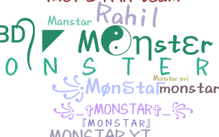 暱稱 - Monstar